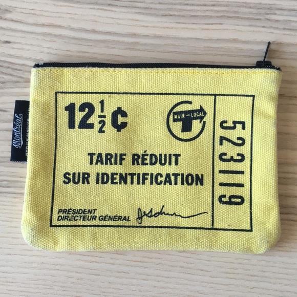 ✅ Trouvaille – MTL Retro Bus Pass change purse - Picture 1 of 4